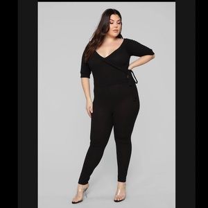 Off the shoulder jumpsuit